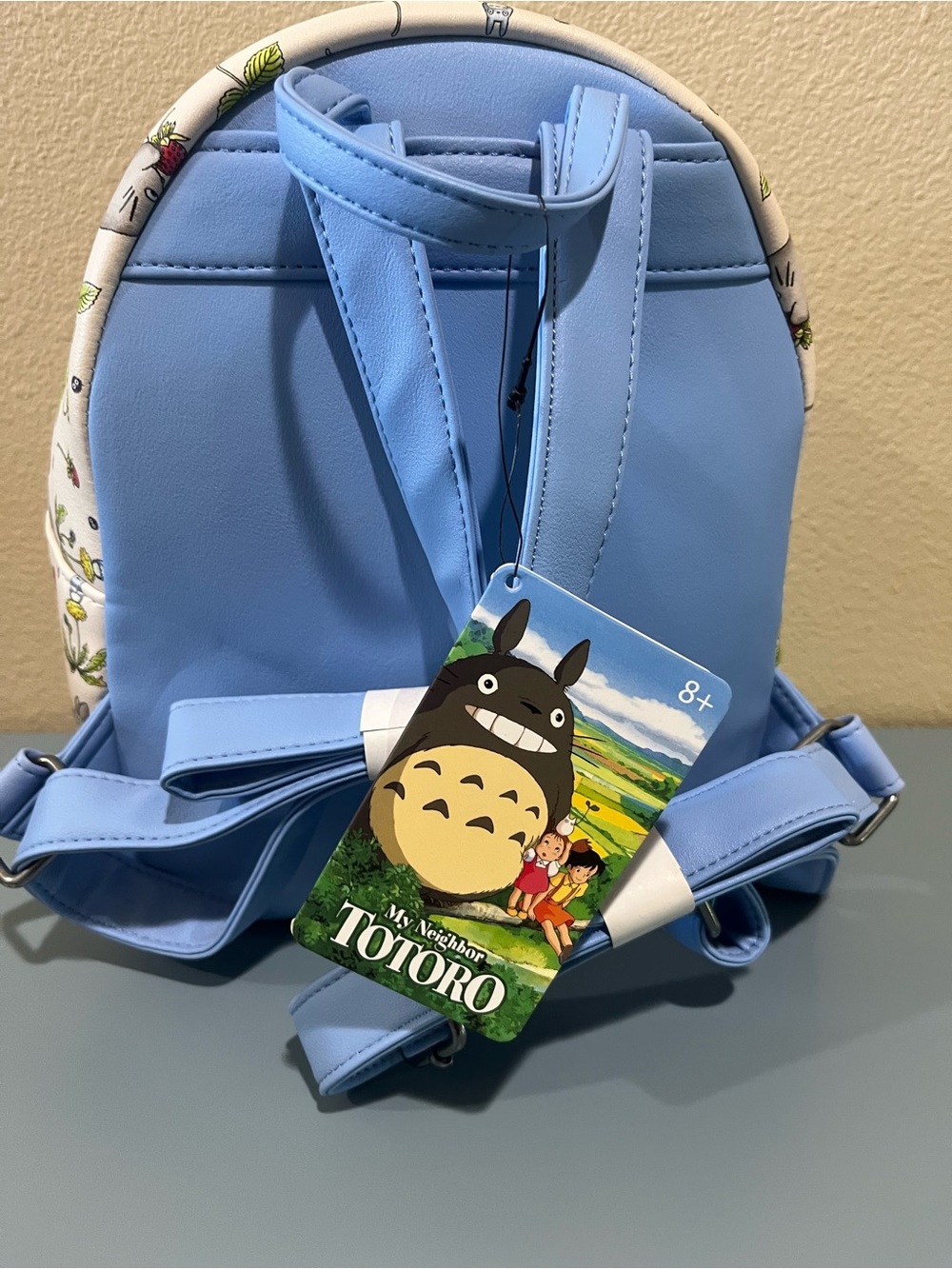 Loungefly Studio Ghibli My Neighbor Totoro Backpack Mini Bag AOP Allover Berries - Picture 3 of 3
